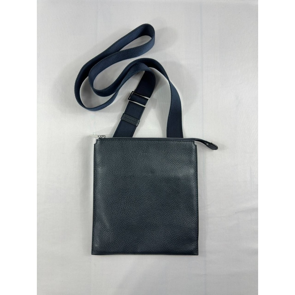 Hugo Boss Crossbody Leather Navy Blue Shoulder Bag